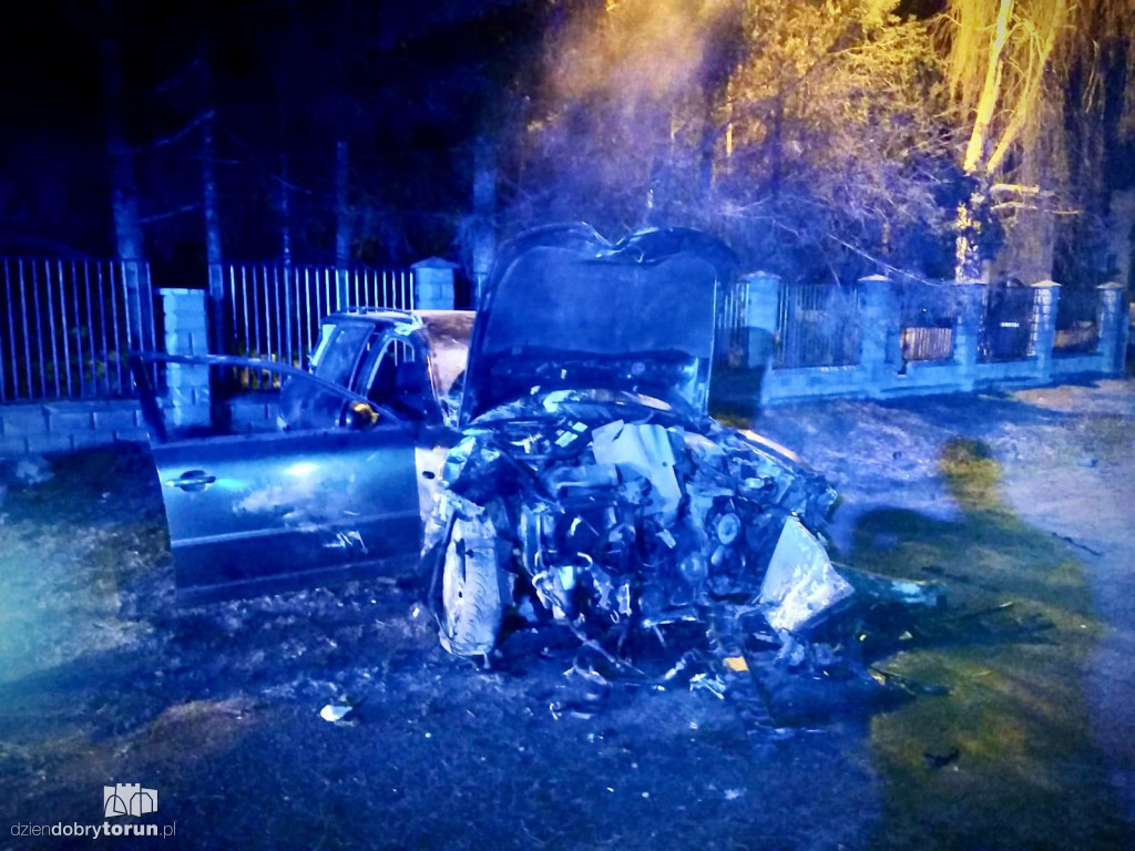 Fatalne uderzenie we wsi pod Toruniem