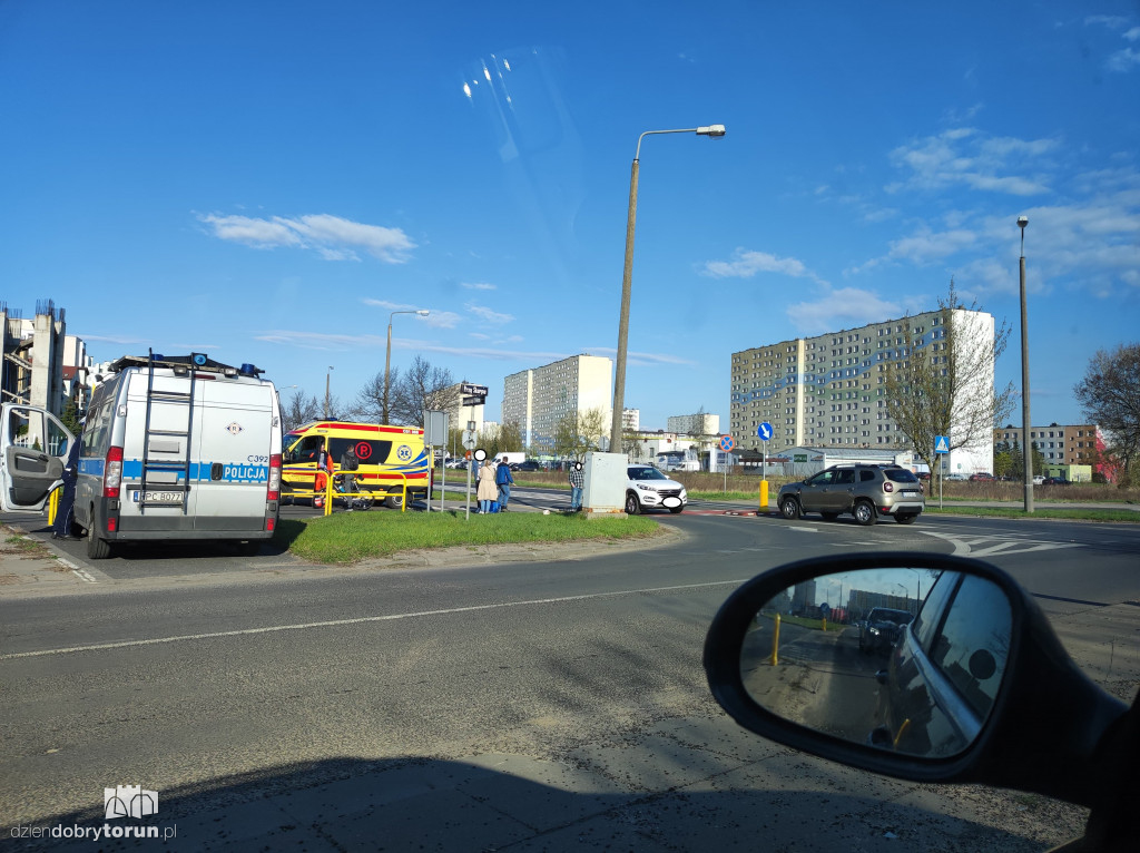 Toruń: potrącenie rowerzysty na Skarpie