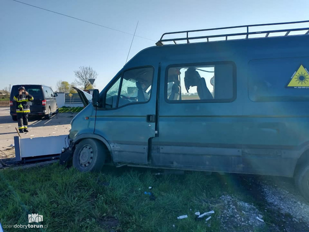 Wypadek we wsi pod Toruniem