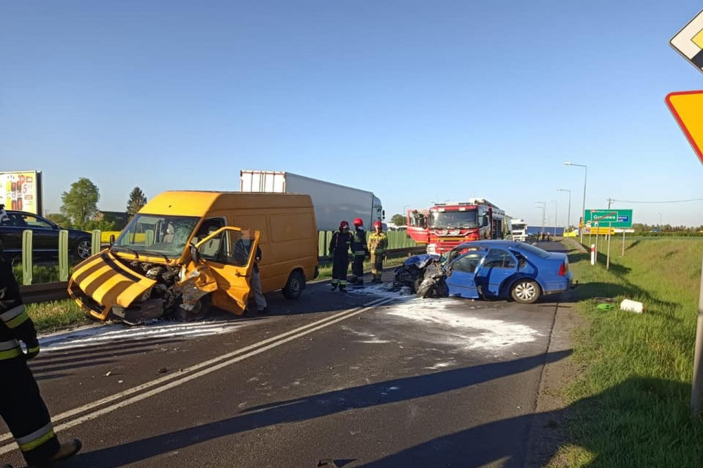Wypadek w Gronowie pod Toruniem