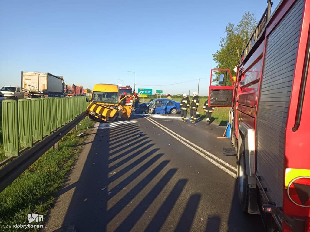 Wypadek w Gronowie pod Toruniem
