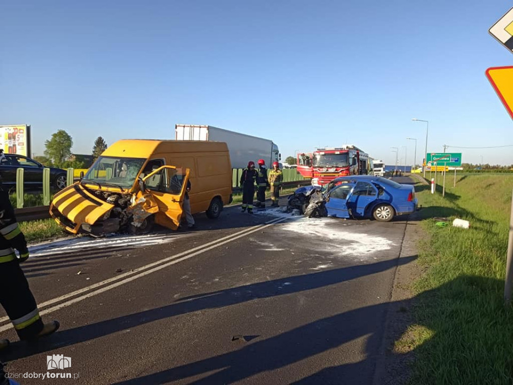 Wypadek w Gronowie pod Toruniem