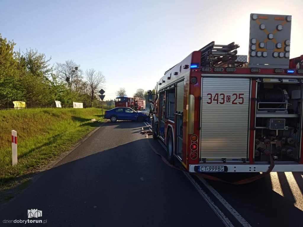 Wypadek w Gronowie pod Toruniem