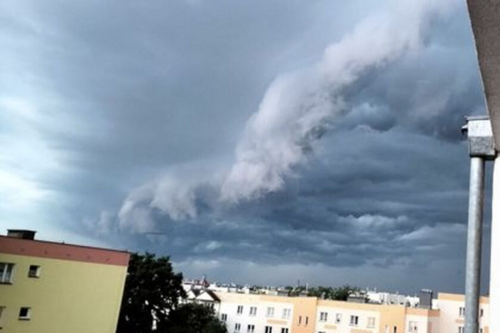 Niezwykłe zjawisko pogodowe nad Toruniem
