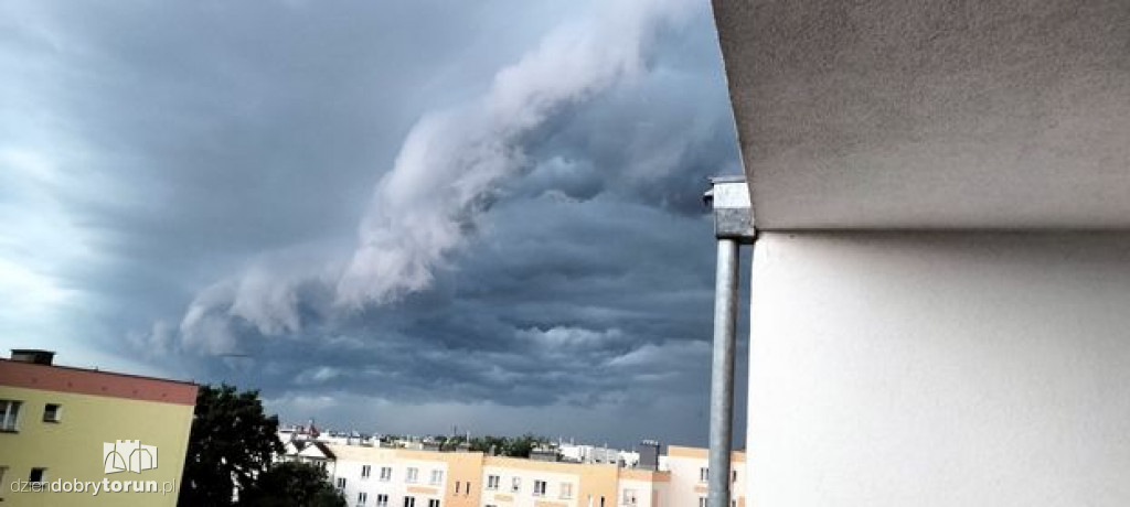 Niezwykłe zjawisko pogodowe nad Toruniem