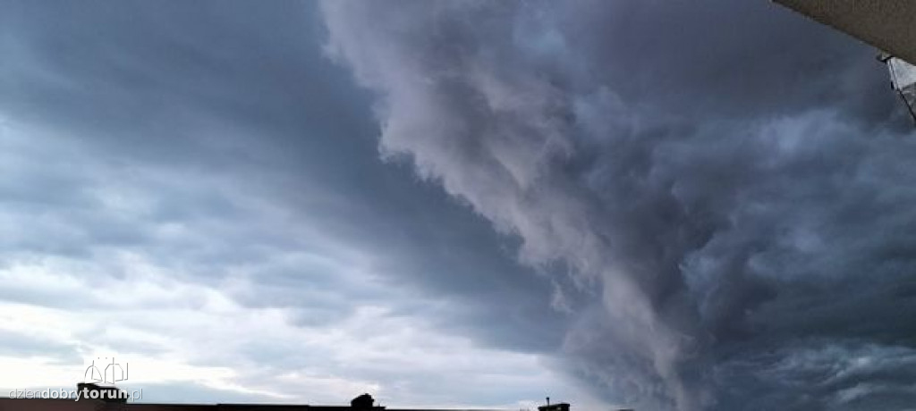 Niezwykłe zjawisko pogodowe nad Toruniem