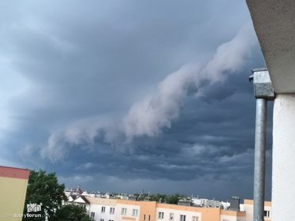 Niezwykłe zjawisko pogodowe nad Toruniem