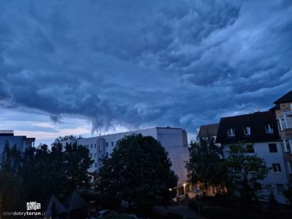 Niezwykłe zjawisko pogodowe nad Toruniem