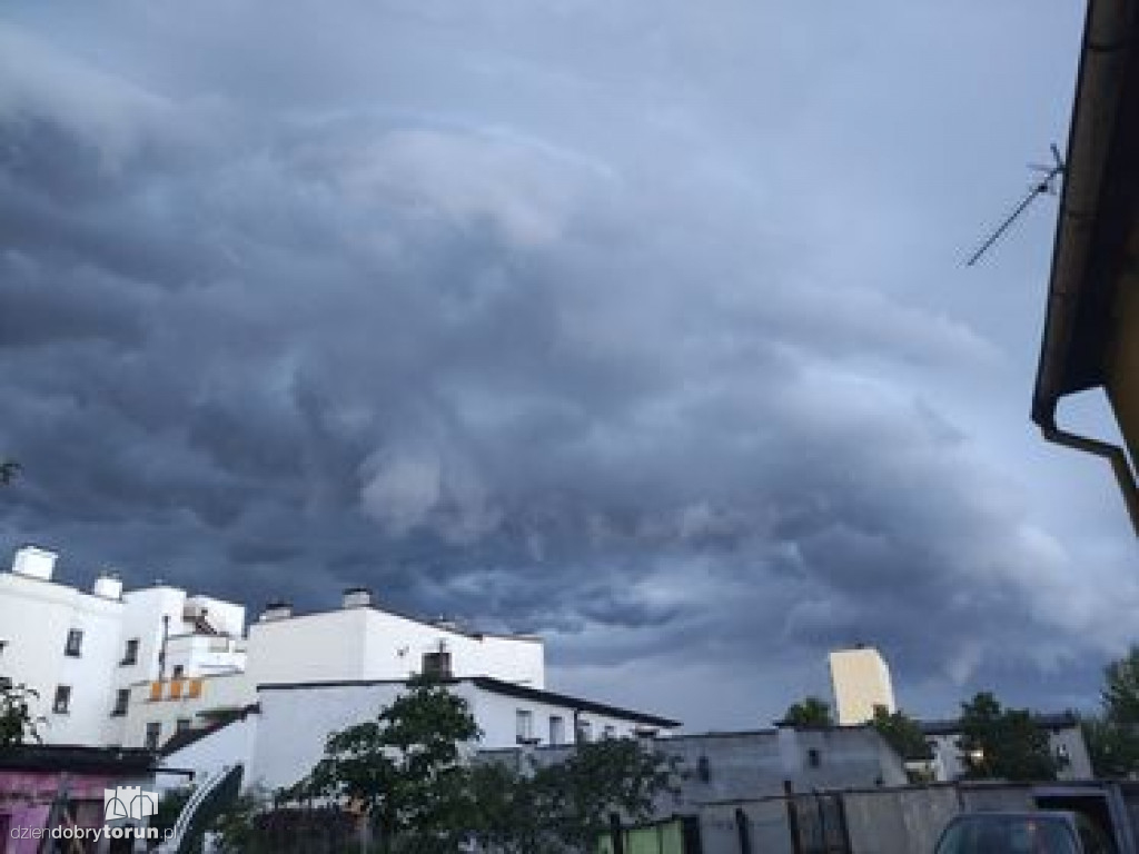 Niezwykłe zjawisko pogodowe nad Toruniem