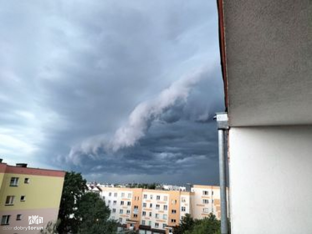 Niezwykłe zjawisko pogodowe nad Toruniem