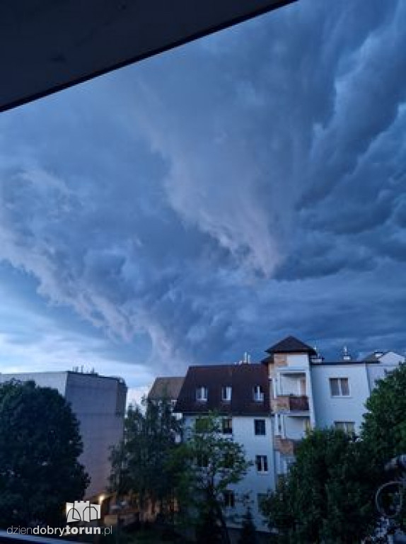 Niezwykłe zjawisko pogodowe nad Toruniem