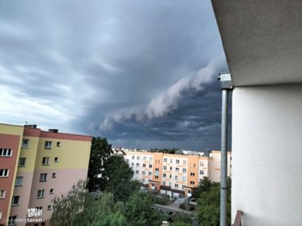 Niezwykłe zjawisko pogodowe nad Toruniem