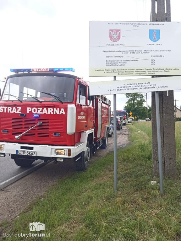 Wypadek na DK 15 w regionie