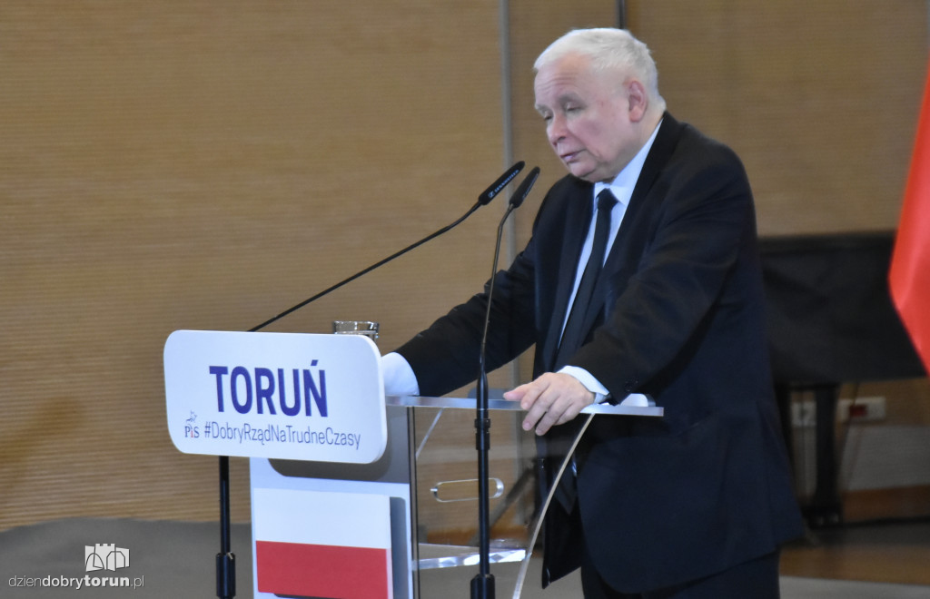 Szef PiS-u na spotkaniu z sympatykami