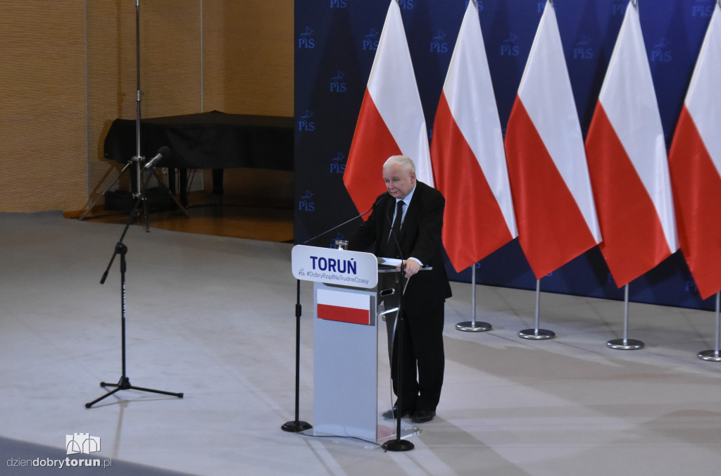 Szef PiS-u na spotkaniu z sympatykami