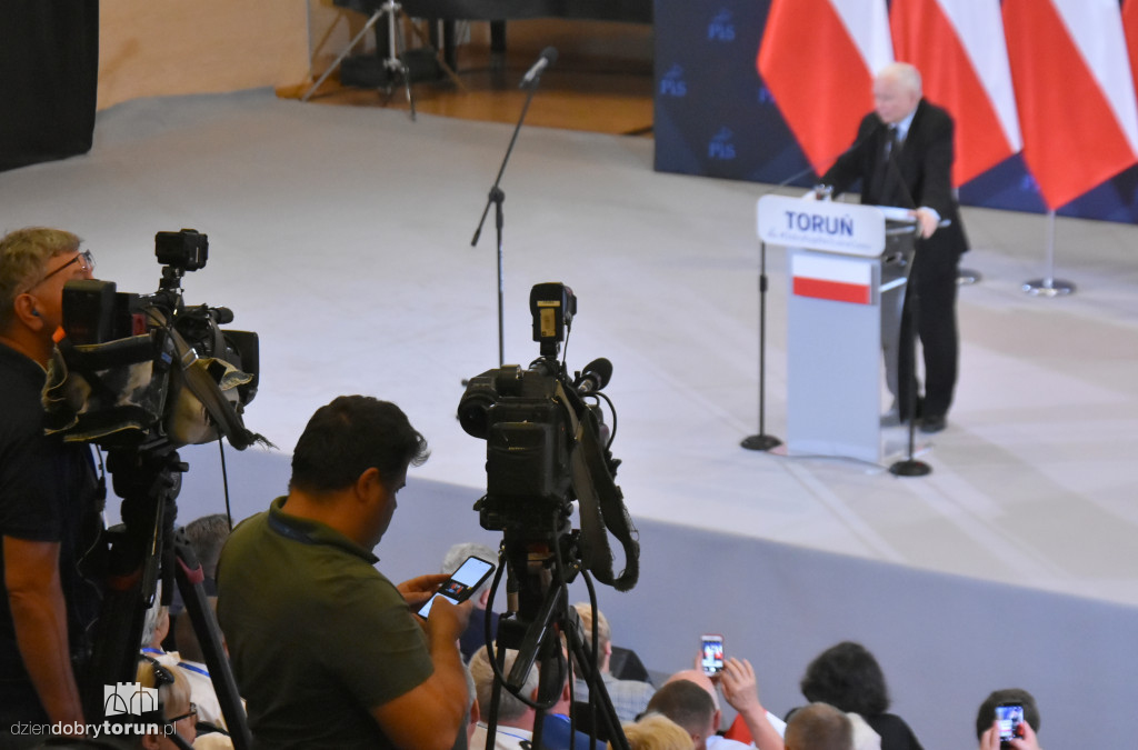 Szef PiS-u na spotkaniu z sympatykami