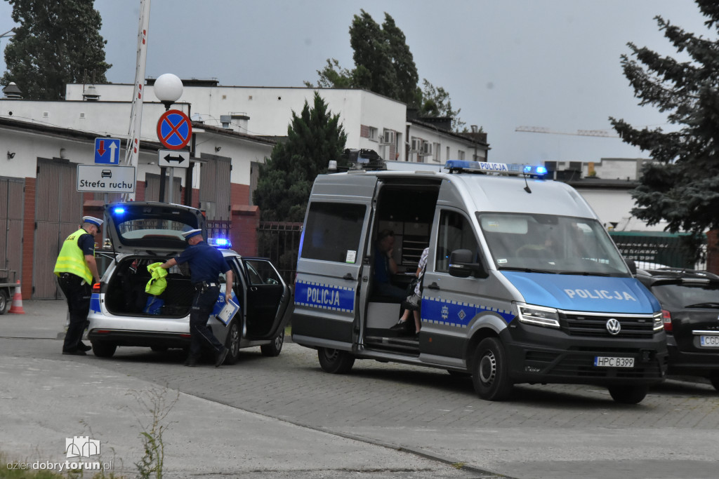 Potrącenie chłopca przez tramwaj