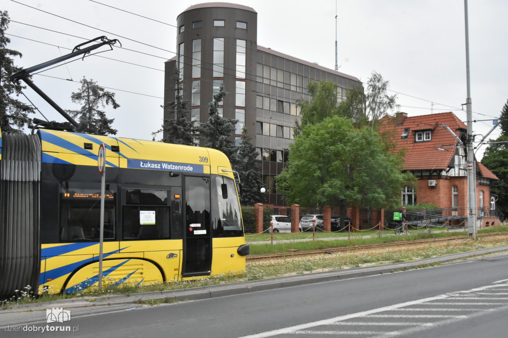 Potrącenie chłopca przez tramwaj