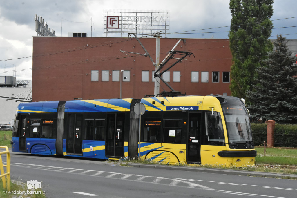 Potrącenie chłopca przez tramwaj