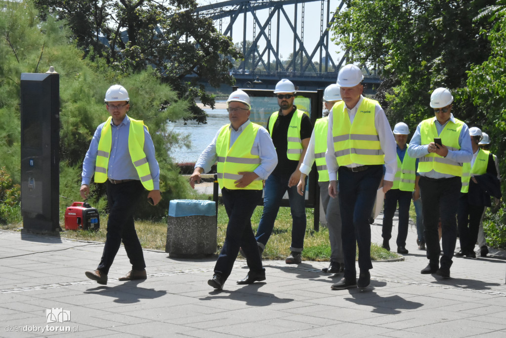 Minister Infrastruktury z wizytą w Toruniu