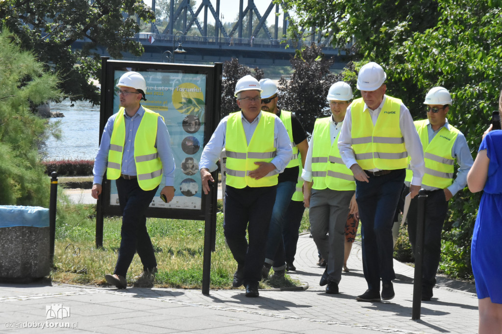 Minister Infrastruktury z wizytą w Toruniu