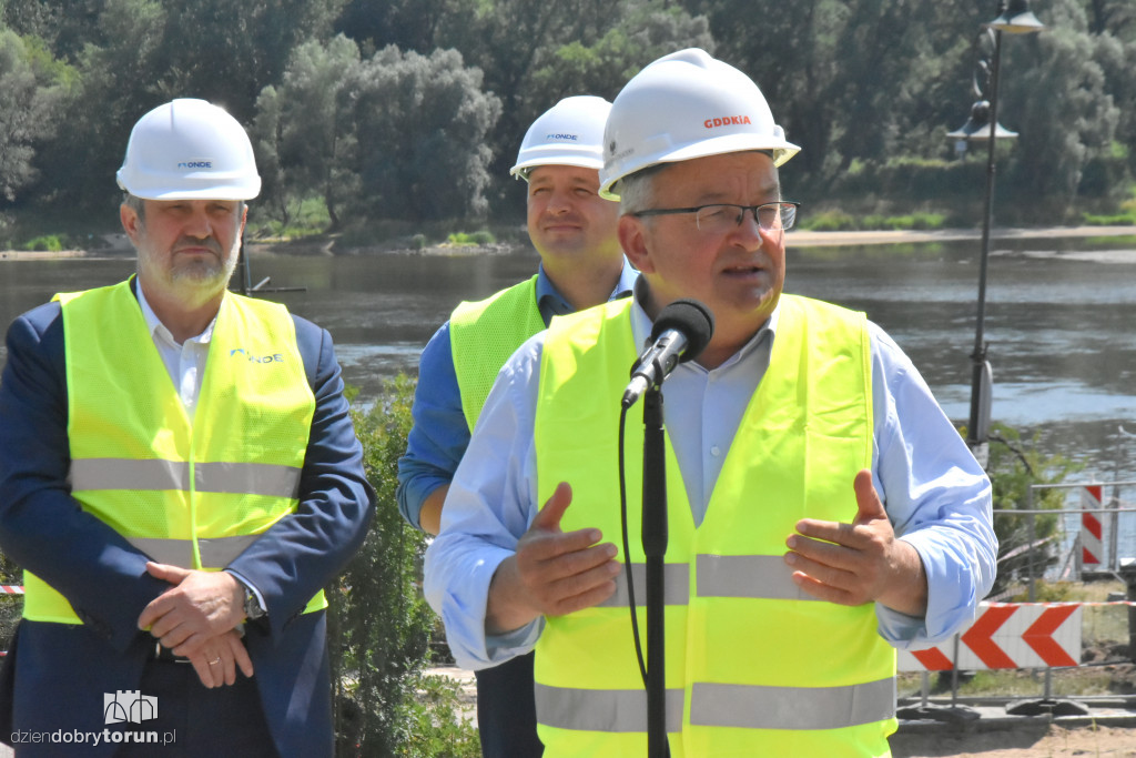 Minister Infrastruktury z wizytą w Toruniu