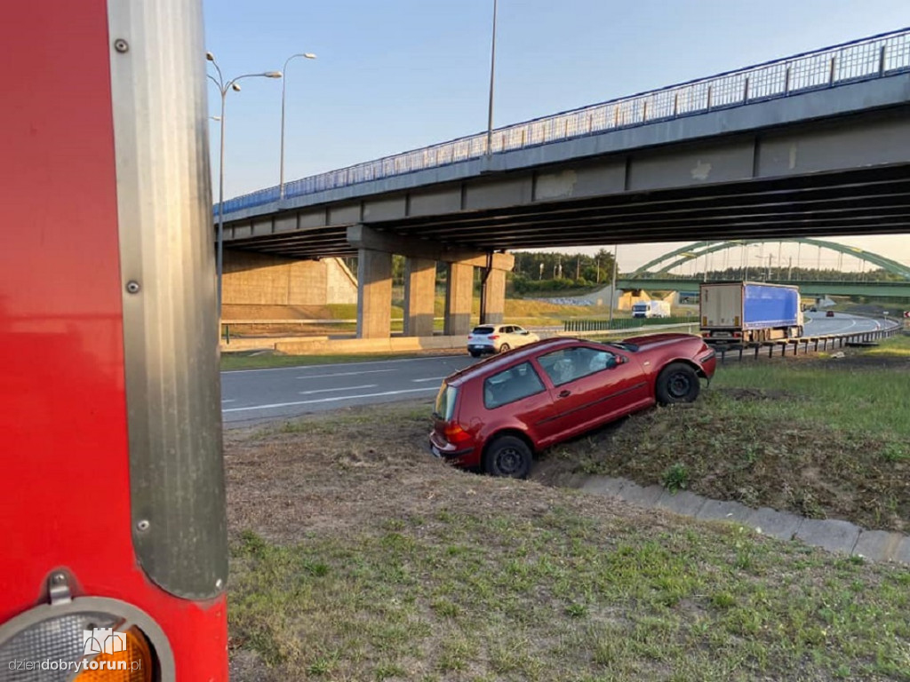 Groźne zdarzenia na A1 pod Toruniem