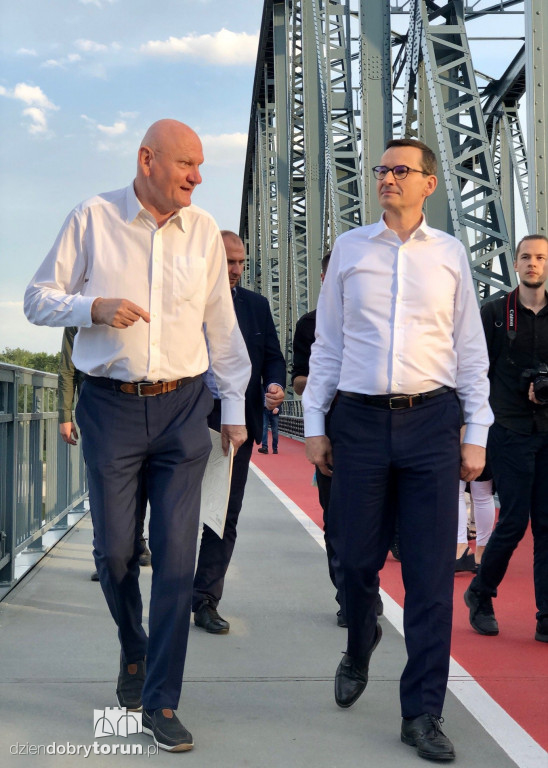 Premier Morawiecki z wizytą w Toruniu