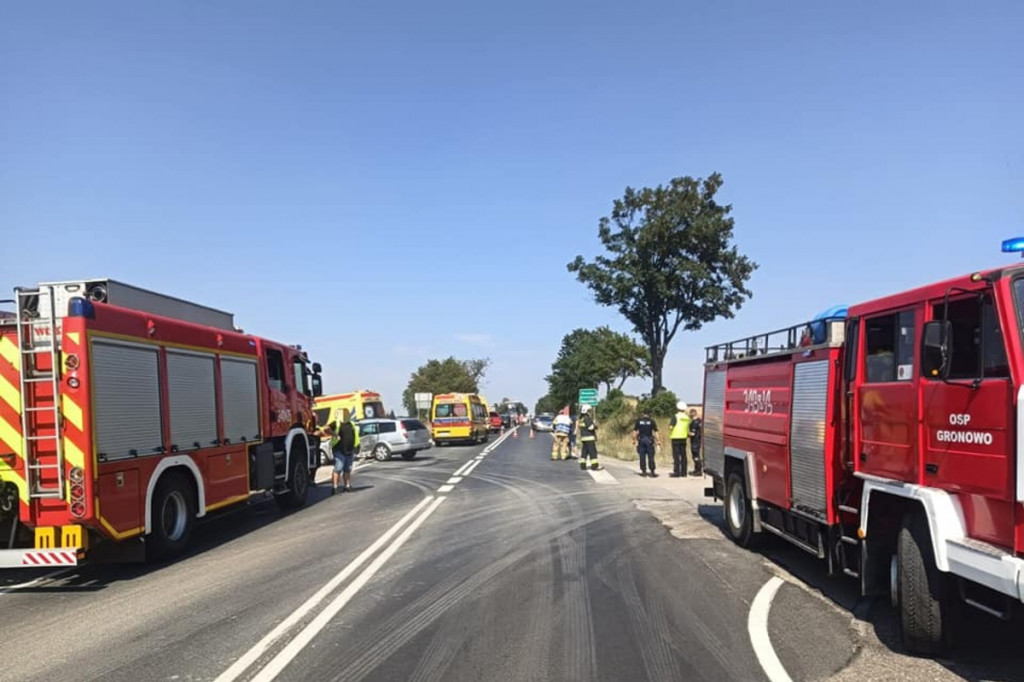 Wypadek w Rogówku pod Toruniem