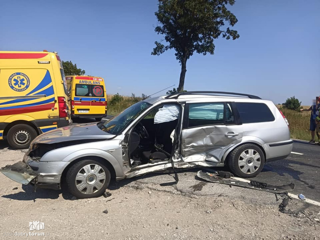 Wypadek w Rogówku pod Toruniem