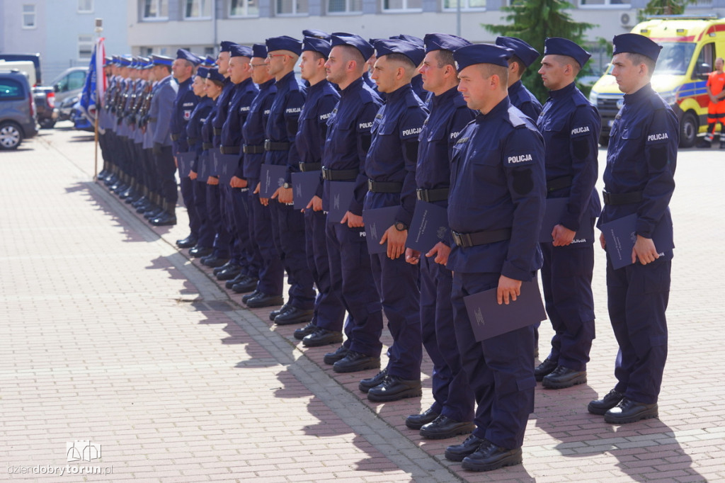 Ślubowanie kujawsko-pomorskich policjantów