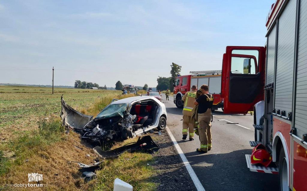 Karambol i kompletne zniszczenia w regionie