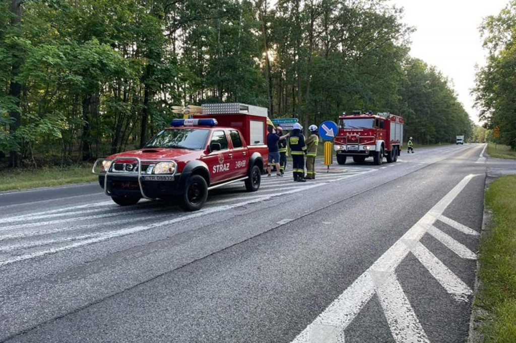 Wypadek pod Toruniem w miejscowości Górsk