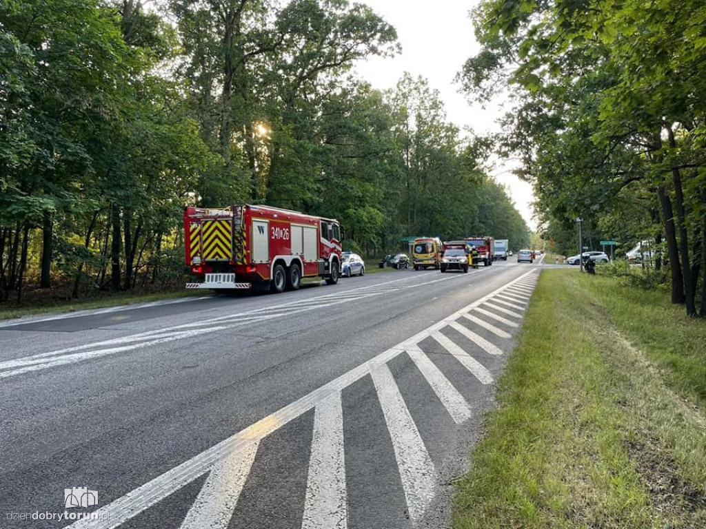 Wypadek pod Toruniem w miejscowości Górsk