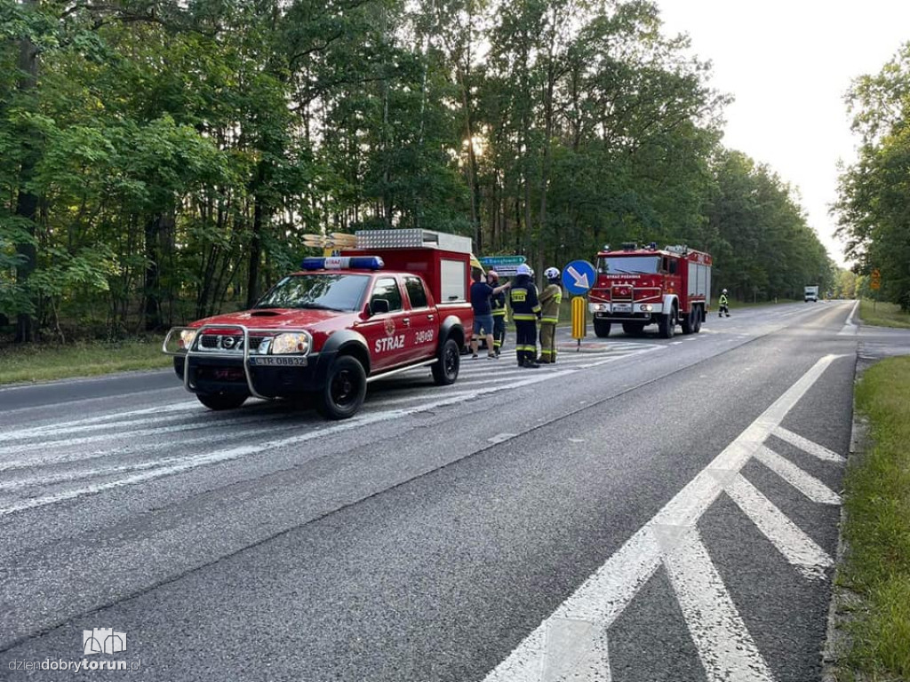 Wypadek pod Toruniem w miejscowości Górsk