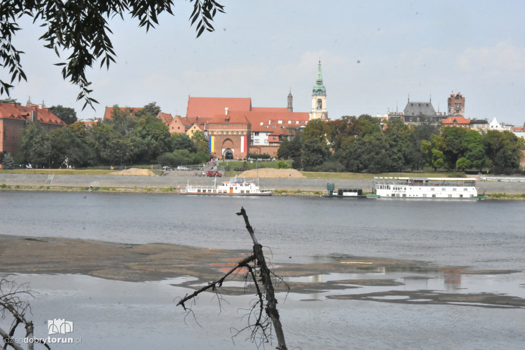 Rzeka wysycha. Ogromne łachy na Wiśle