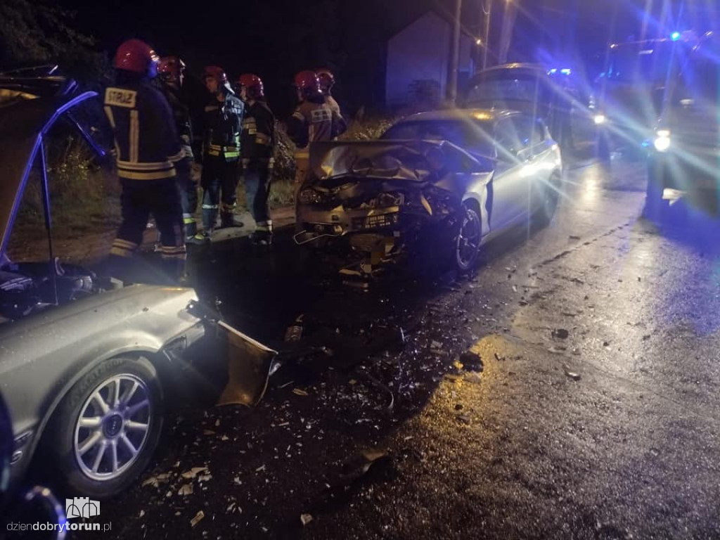 Wypadek w Małej Nieszawce pod Toruniem