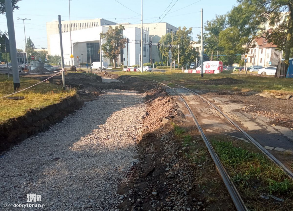 Remont torowiska w ciągu Warneńczyka