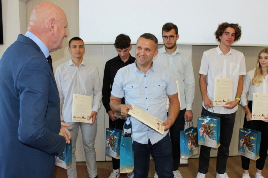 Toruńscy sportowcy u prezydenta miasta