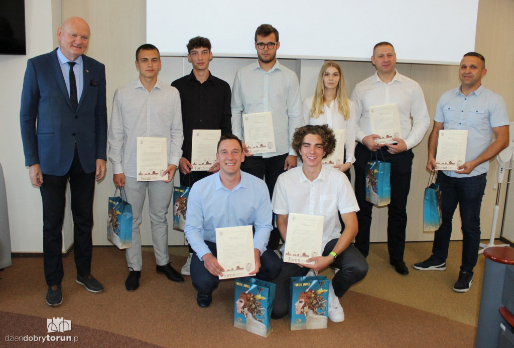 Toruńscy sportowcy u prezydenta miasta