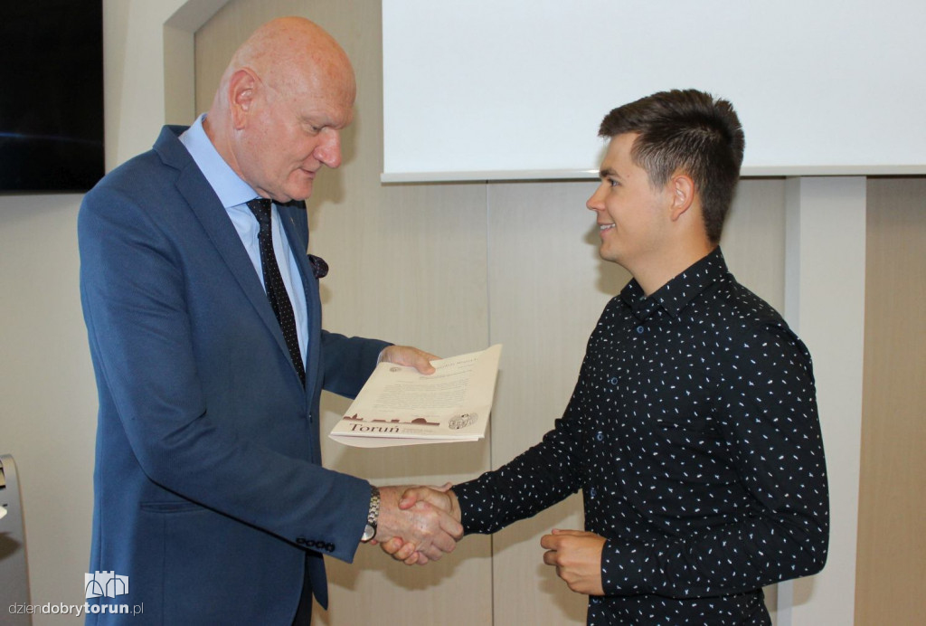 Toruńscy sportowcy u prezydenta miasta