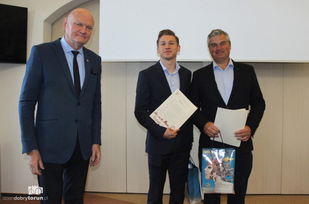 Toruńscy sportowcy u prezydenta miasta