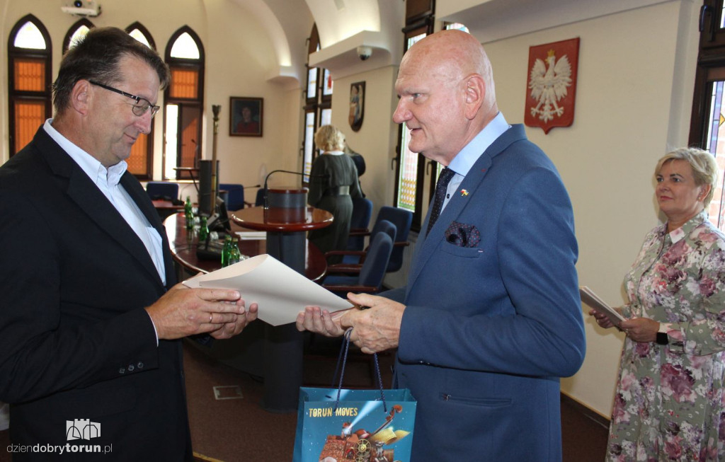 Toruńscy sportowcy u prezydenta miasta