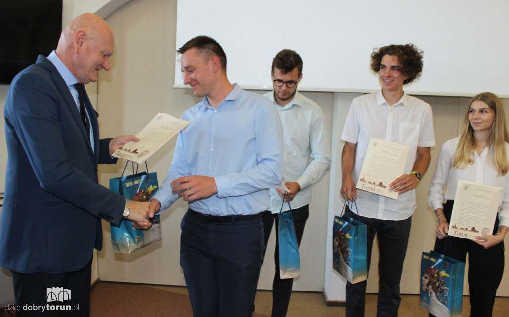 Toruńscy sportowcy u prezydenta miasta