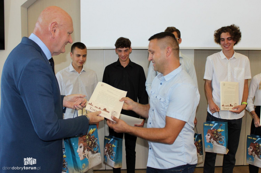 Toruńscy sportowcy u prezydenta miasta
