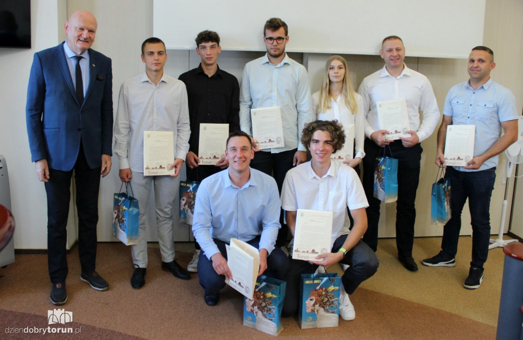 Toruńscy sportowcy u prezydenta miasta