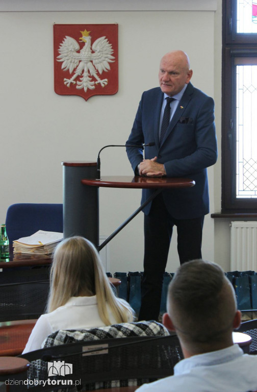 Toruńscy sportowcy u prezydenta miasta