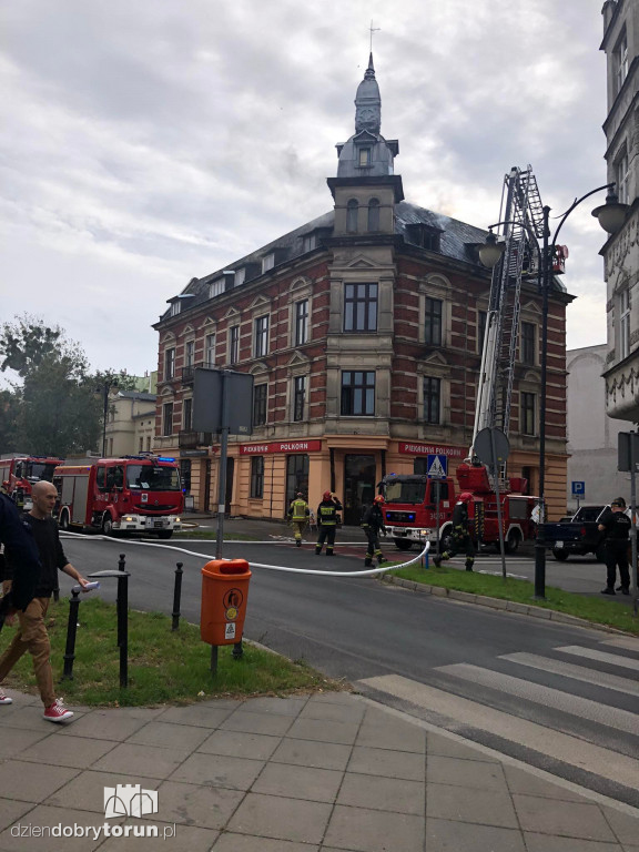 Pożar kamienicy przy Mickiewicza