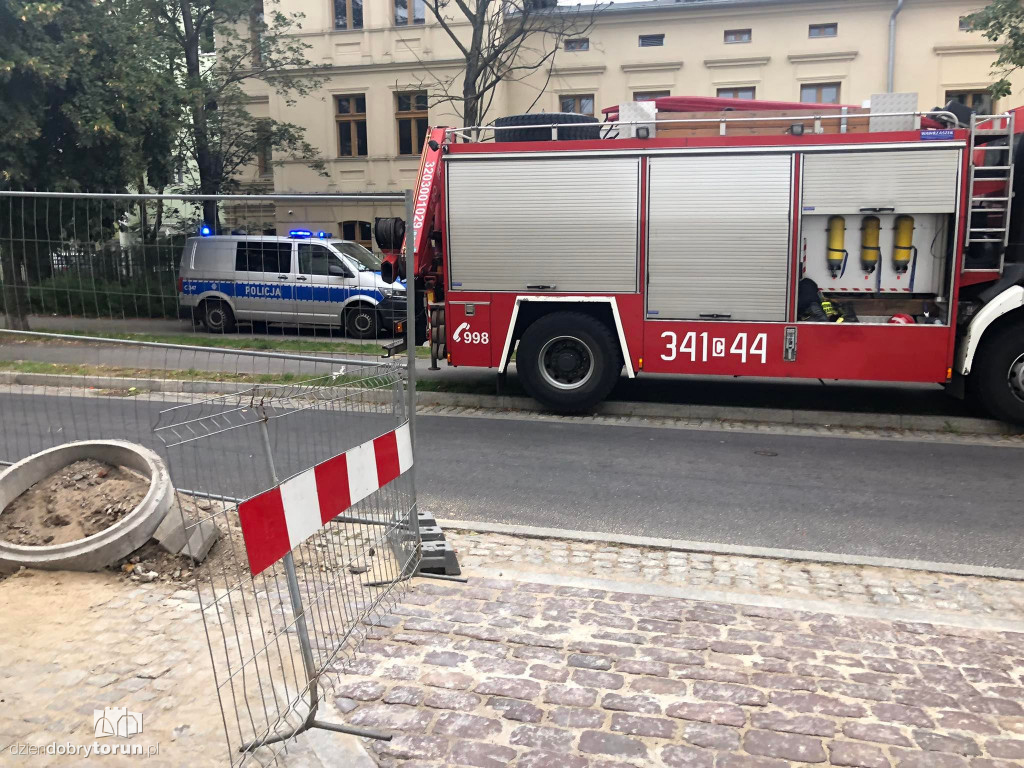 Pożar kamienicy przy Mickiewicza