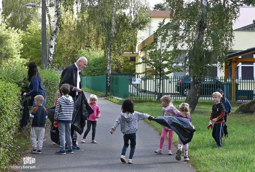 Porządki w rękach przedszkolaków i prezydenta